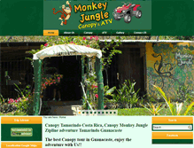 Tablet Screenshot of canopymonkeyjungle.com